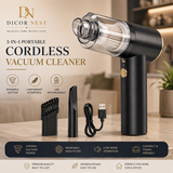 3-in-1 Portable Cordless Vacuum Cleaner – Compact Handheld Dust Cleaner with Removable Box