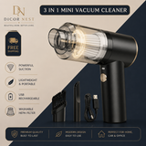 3-in-1 Portable Cordless Vacuum Cleaner – Compact Handheld Dust Cleaner with Removable Box