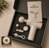 4-in-1 Rechargeable Massage Gun – Multi-Functional Deep Tissue Body Massager with 4 Massage Heads, Type-C Charging & Long Battery Life