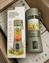 Portable Rechargeable USB Juicer Blender Bottle – Mini Electric Fruit Smoothie Maker