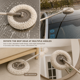 Sunflower Shape Cleaning Mop | 360° Rotating Extendable Microfiber