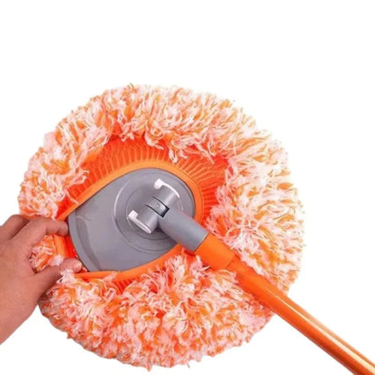 Sunflower Shape Cleaning Mop | 360° Rotating Extendable Microfiber
