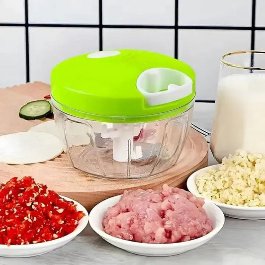 Spin Chopper 300ml ABS Plastic Multicolor Kitchen Essential