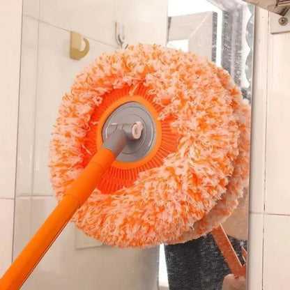Sunflower Shape Cleaning Mop | 360° Rotating Extendable Microfiber